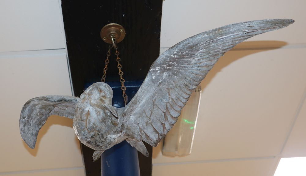 A dove garden wall hanging